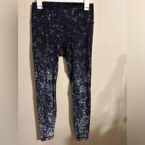 Lululemon‎ Wunder Under Hi-Rise Tight Nulux Effervescence 50g Multi Black